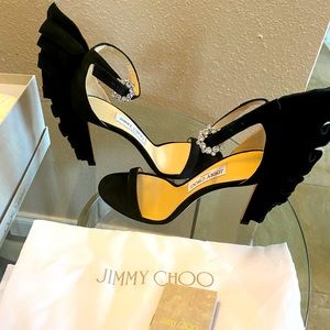 Jimmy choo limited addition black heel never worn